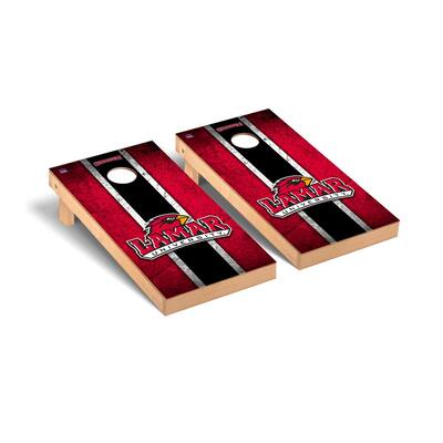 Lamar LU Cardinals Vintage Cornhole Board Set