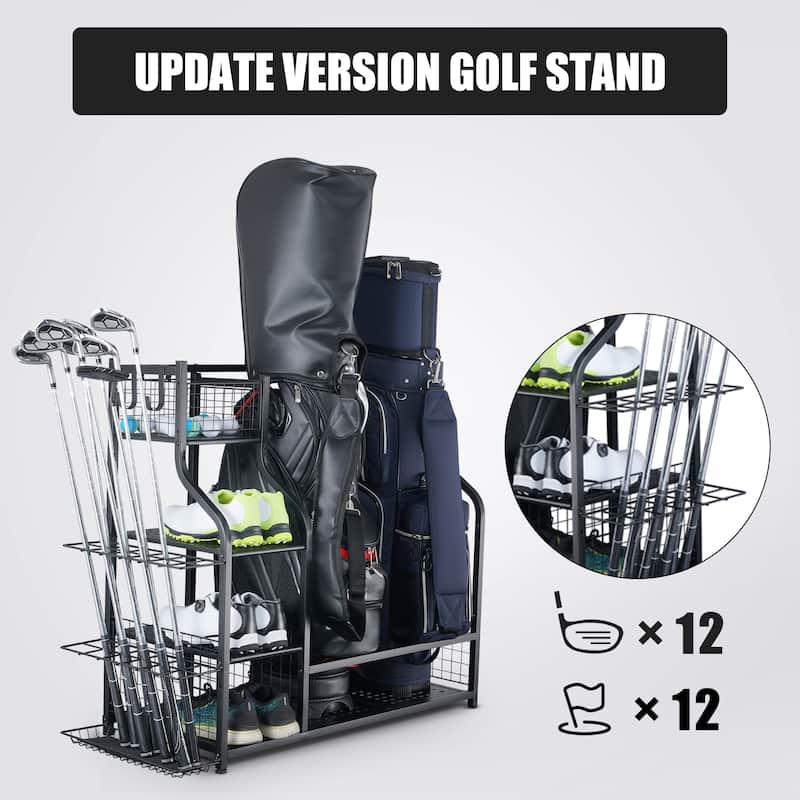 Sports Equipment Garage Organizer Sport Balls Storage Rack Organizer