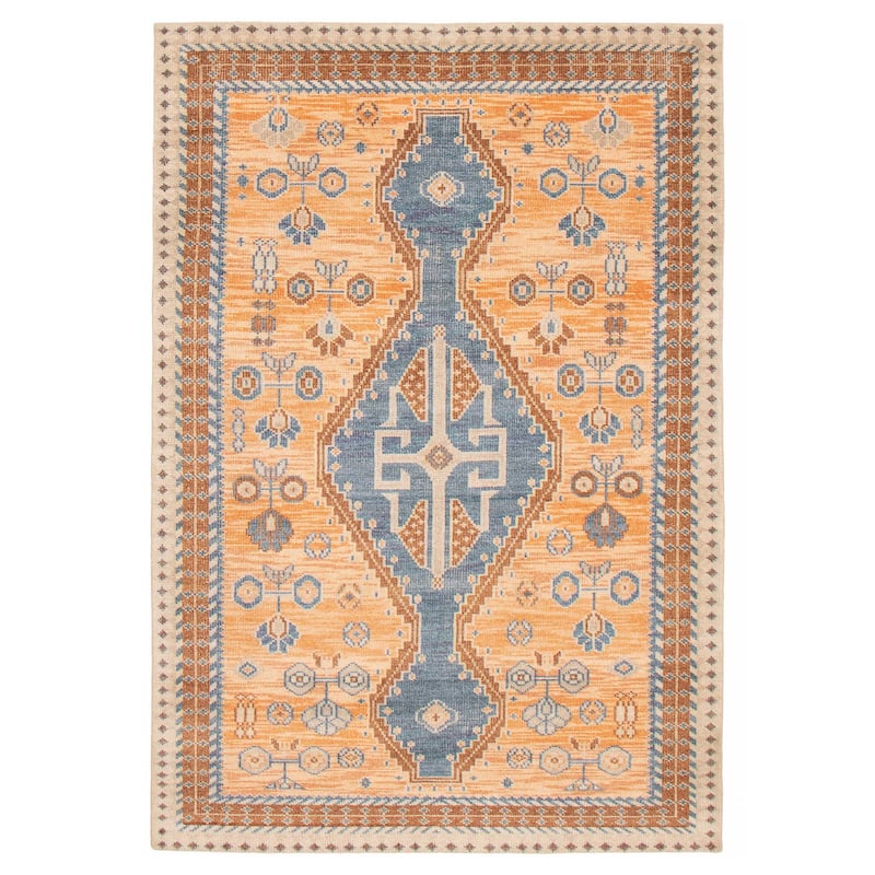 ECARPETGALLERY Hand-knotted Jules Serapi Copper Wool Rug - 6'1 x 9'2 - Copper - 6'1 x 9'2