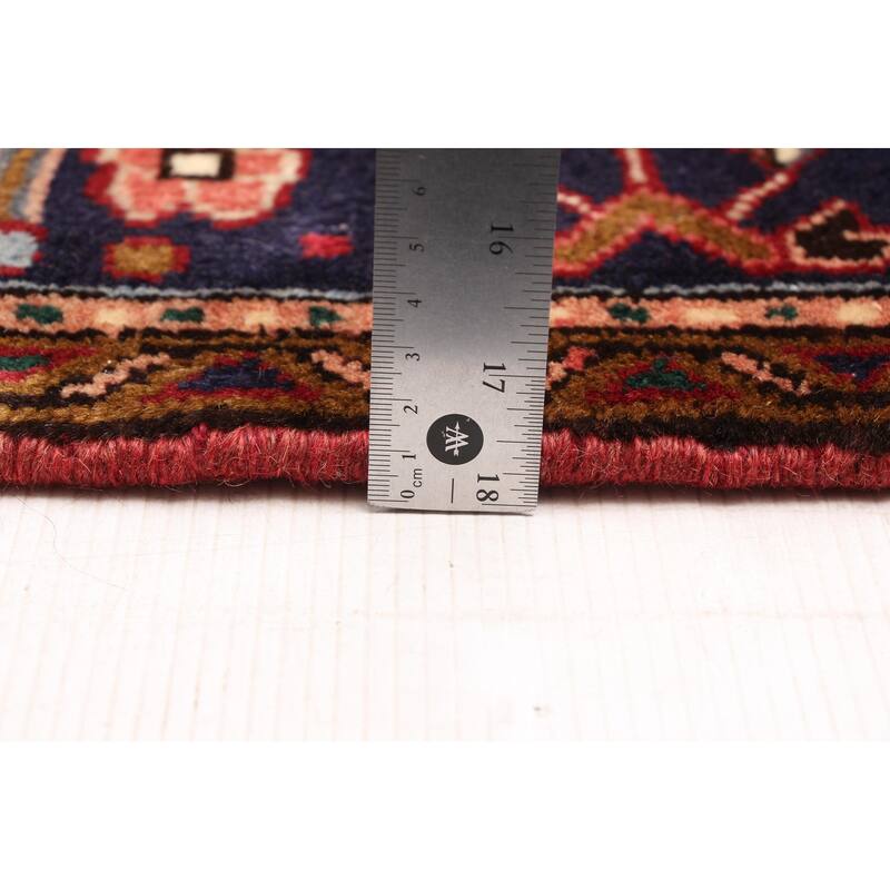 ECARPETGALLERY Hand-knotted Sarabi Dark Red Wool Rug - 8'0 x 11'5