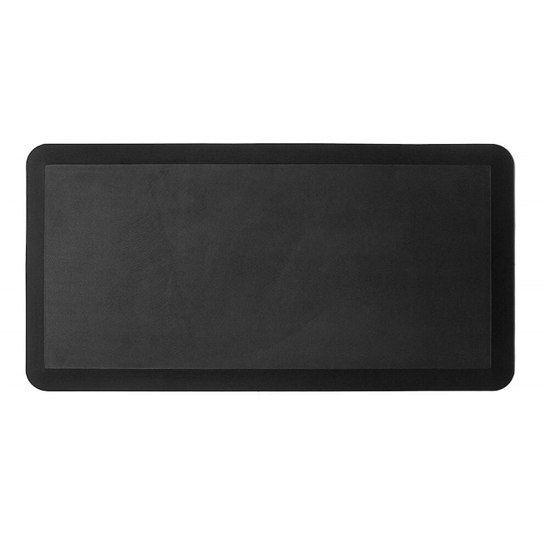 Black Anti-Fatigue Comfort Kitchen Office Mat