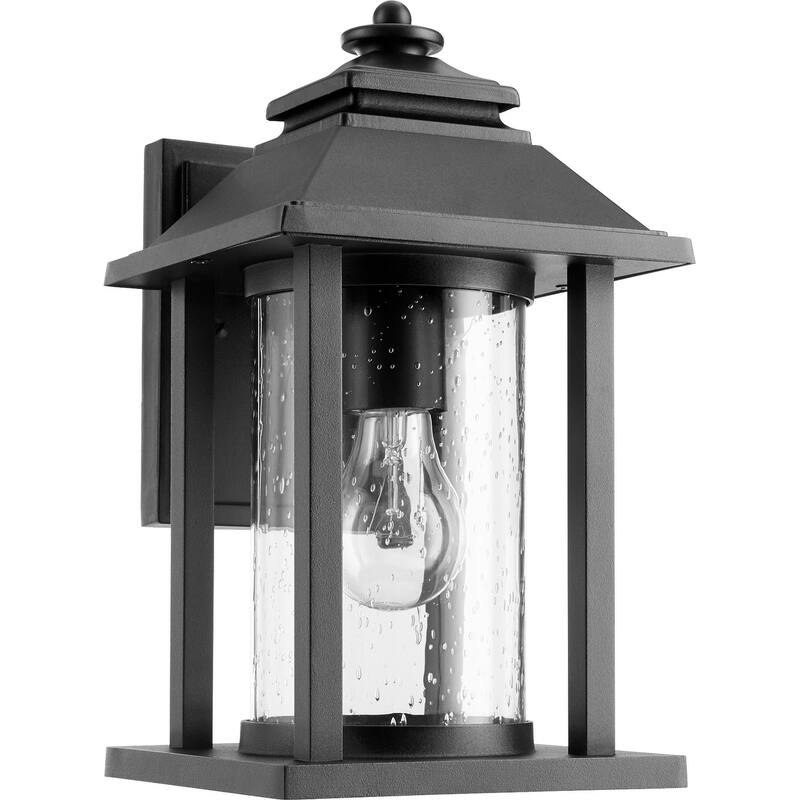 Quorum International Crusoe Single Light 12" Tall Outdoor Wall Sconce - Noir