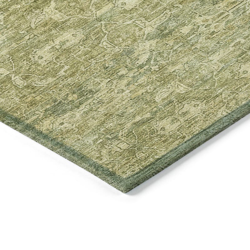 Machine Washable Indoor/ Outdoor Traditional Harmony Chantille Rug