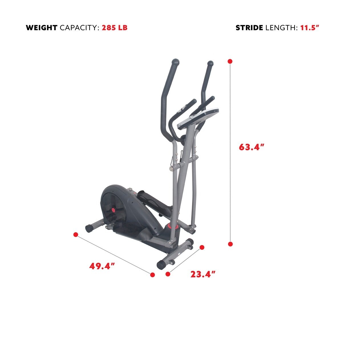 Proform 485e hot sale elliptical reviews