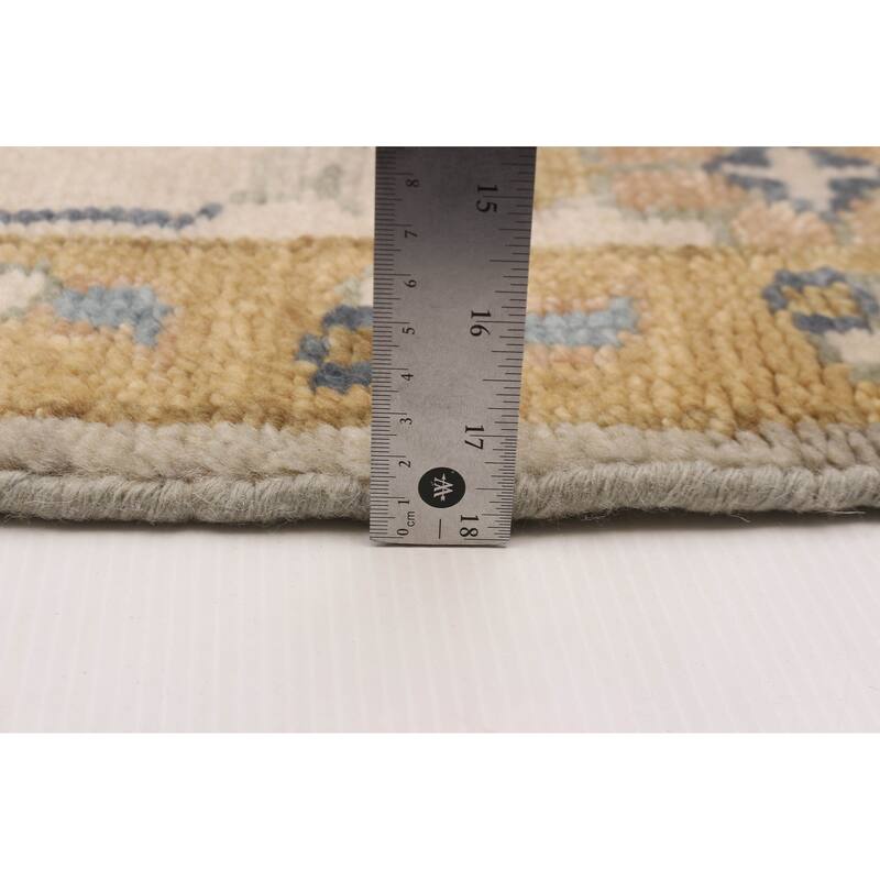 ECARPETGALLERY Hand-knotted Jules Serapi Light Grey Wool Rug - 10'2 x 14'0