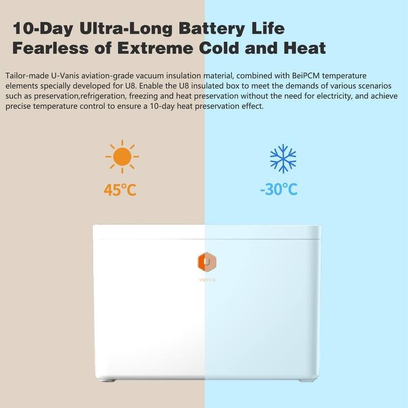 Anmytek 30QT Aerospace Grade Vacuum Insulated Cooler with 10 Day Ice Retention for Camping and Sports