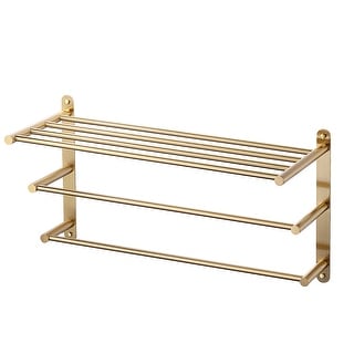 WOWOW 24 in. Bathroom Towel Rack - Bed Bath & Beyond - 38999282