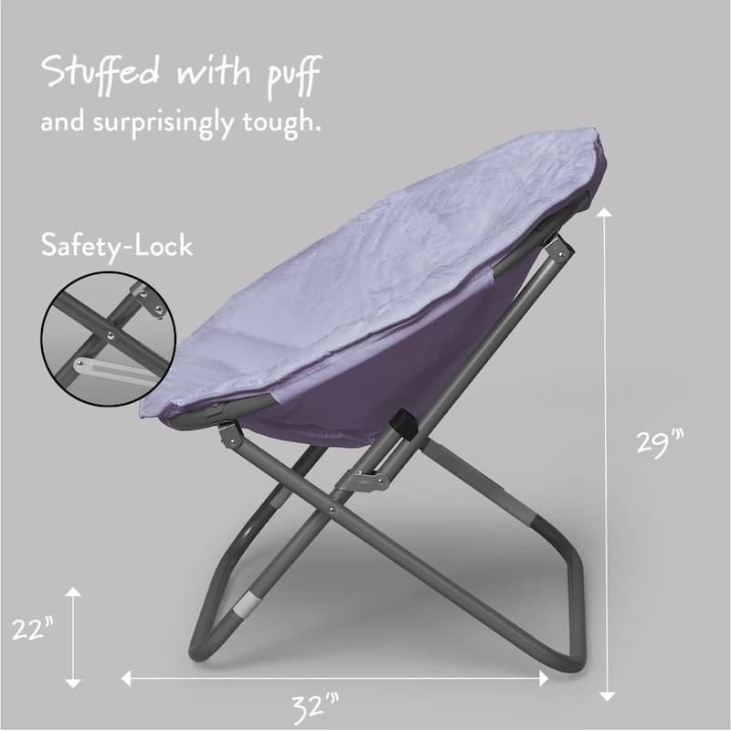 Urban Lifestyle Foldable Saucer Chair