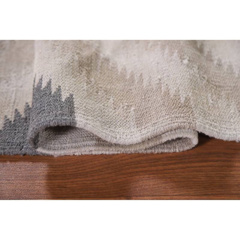 Reversible Kilim Accent Rug Flatweave Oriental Wool Carpet - 3'0"x 4'10"