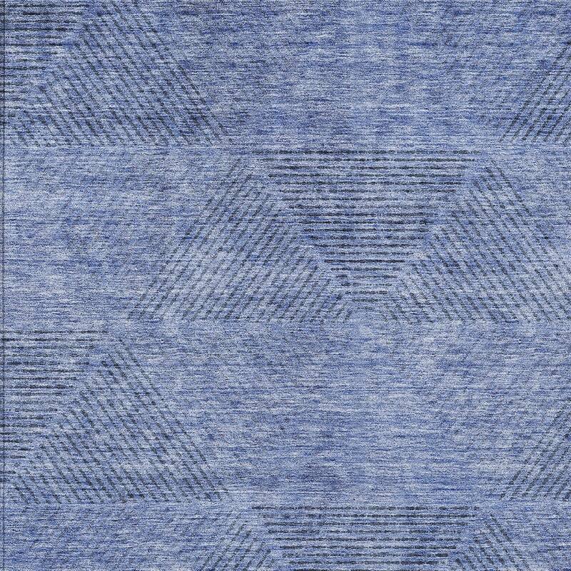 HomeRoots Geometric Transitional Rectangle Outdoor Rug