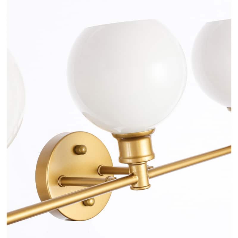 Camille 5-Light Frosted Glass Wall Sconce