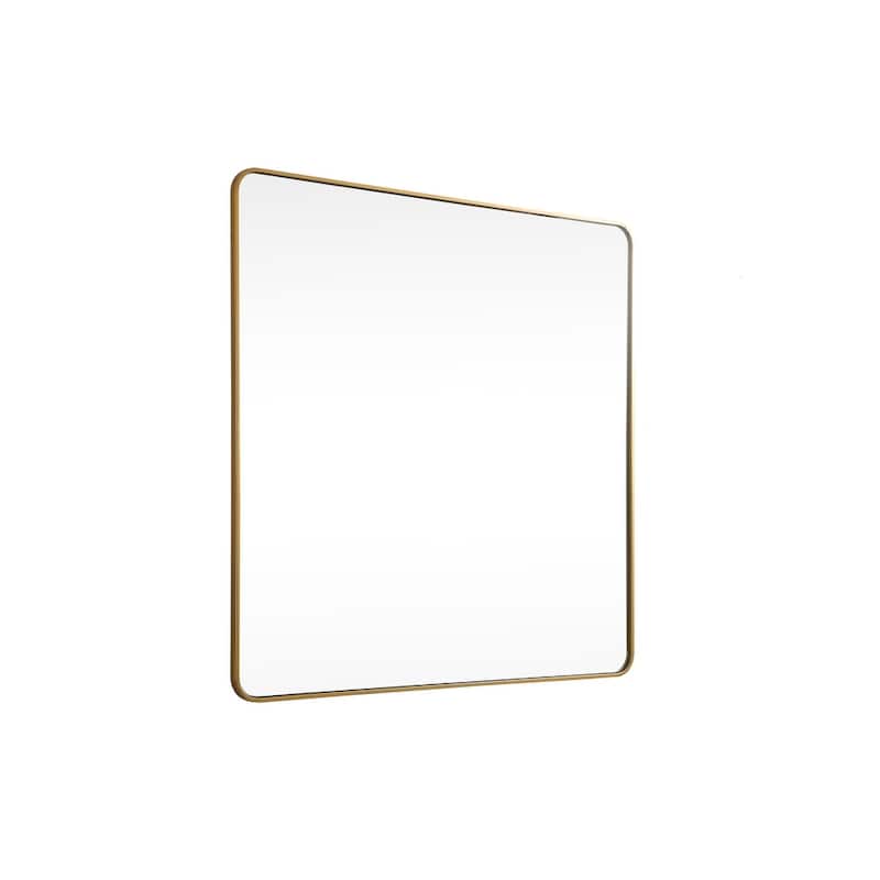 Indigo Home Soft corner metal square mirror 42x42 inch