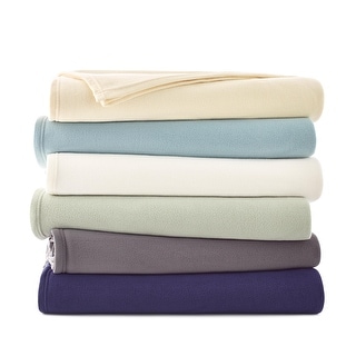 Microfleece Blanket Soft, Lightweight, Plush All-Season Throw