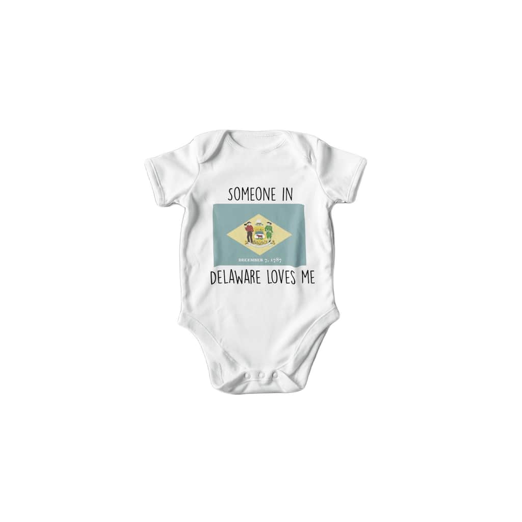 Delaware - Baby Boy Girl Clothes Infant Bodysuit Funny Cute Newborn