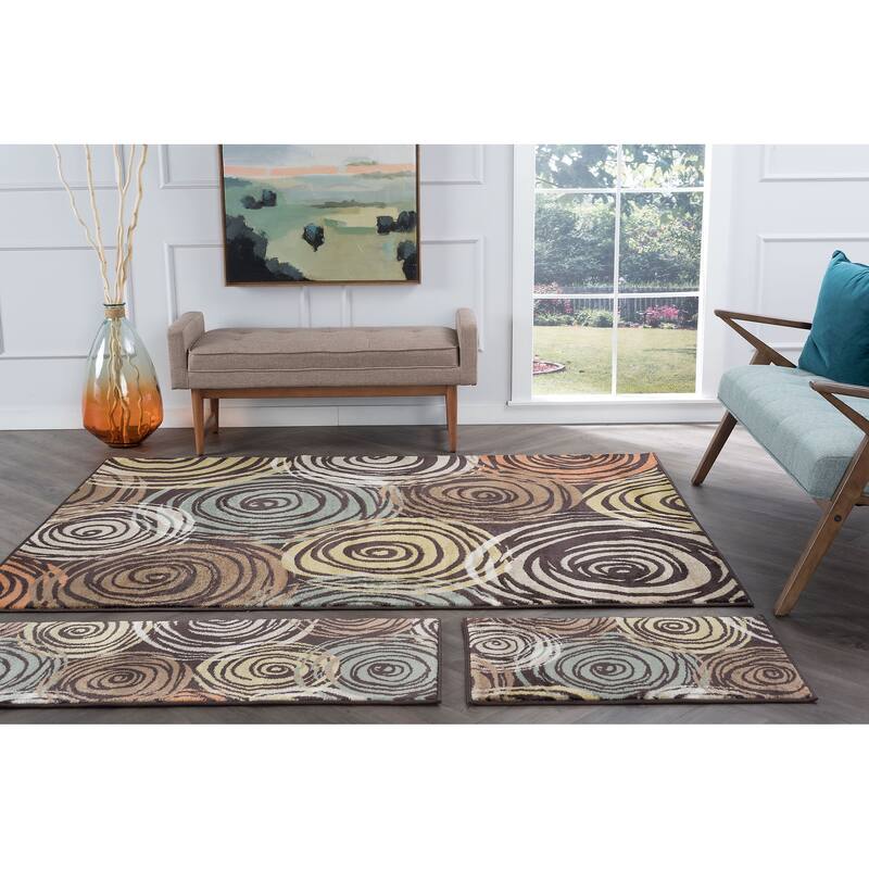 Decora Modern & Contemporary Floral Indoor Area Rug