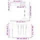 preview thumbnail 16 of 21, vidaXL Swing Set Outdoor Backyard Wooden Playground Equipment for Kids Age 3-8