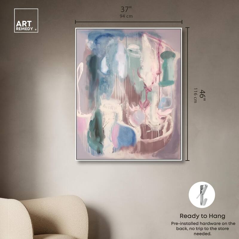 Silk and Satin I Canvas by Art Remedy
