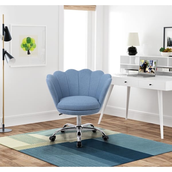 Home Office Modern Swivel Desk Task Chair Overstock 31887838 Blue
