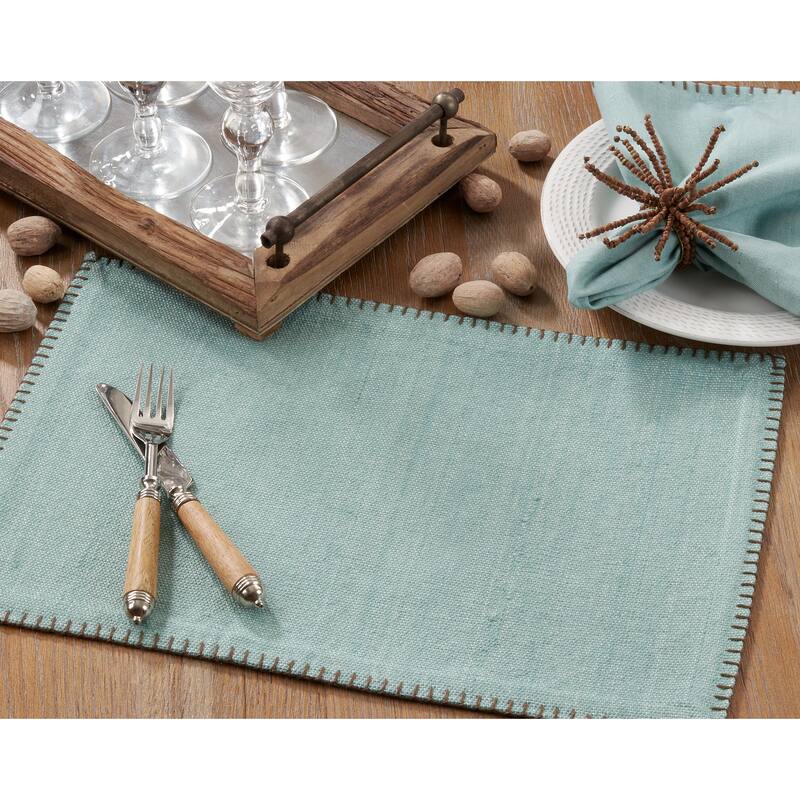 Whip-stitched Cotton Placemat (Set of 4)