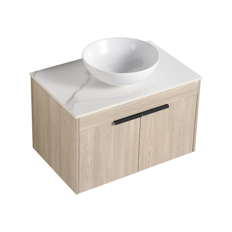 Topcraft Wall Mounted Bathroom Vanity with Sink