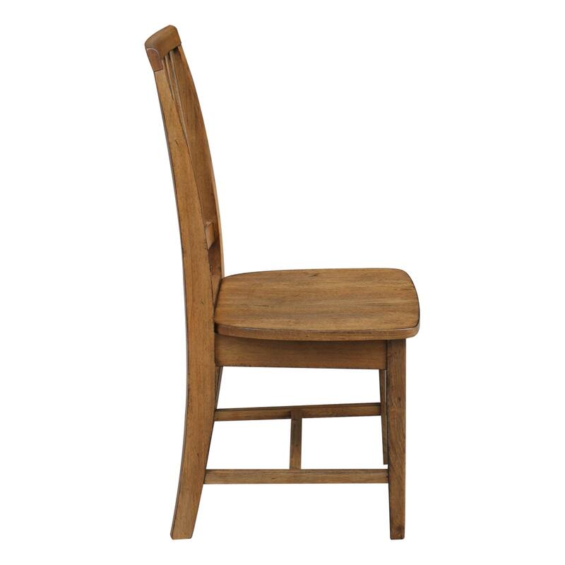 Solid Wood Mission Dining Side Chairs - Set of 2