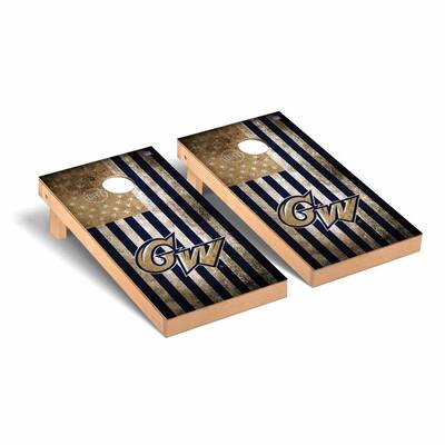 George Washington University Colonials 2x4 Pro Cornhole Boards - V6