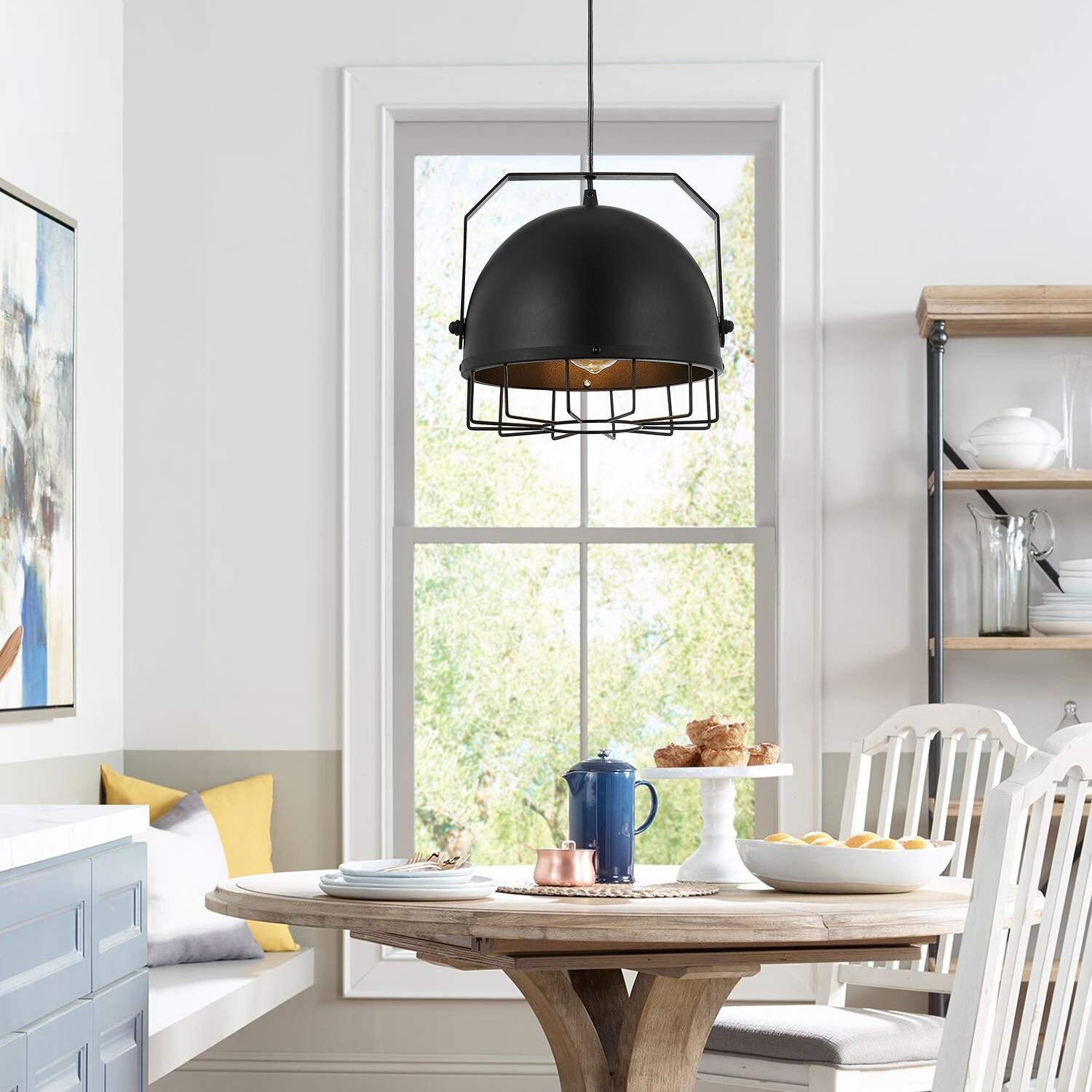 Wire cage pendant light hotsell