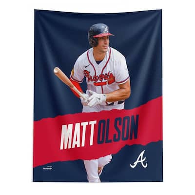 MLB Atlanta Braves Player Wall Hanging