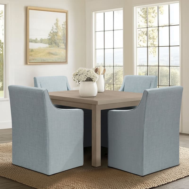 Madison Park Charlotte Dining Arm Chair with Casters