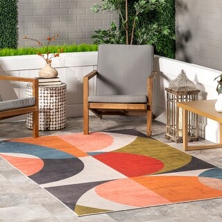 Campion Modern Geometric Indoor/Outdoor Area Rug - Bed Bath & Beyond ...