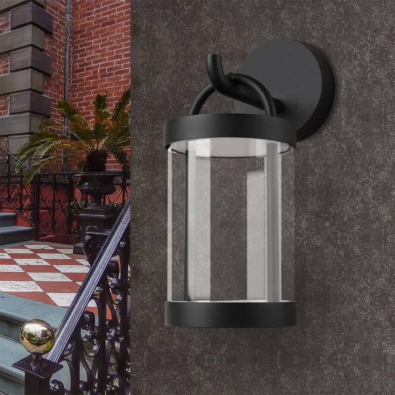 Outdoor Wall Lantern Exterior Wall LED Outdoor Light Fixture Outdoor Wall Light Porch & Patio Lights,Large,Waterproof for Garage