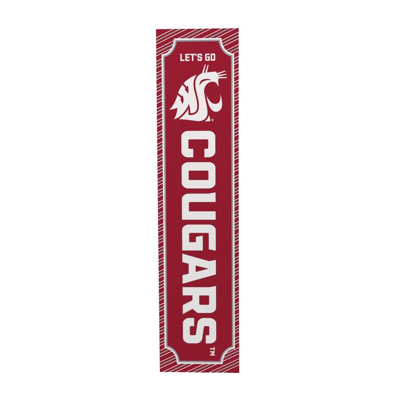 47" Double Sided Seasonal Porch Leaner, Washington State University - 47" x 11.25"