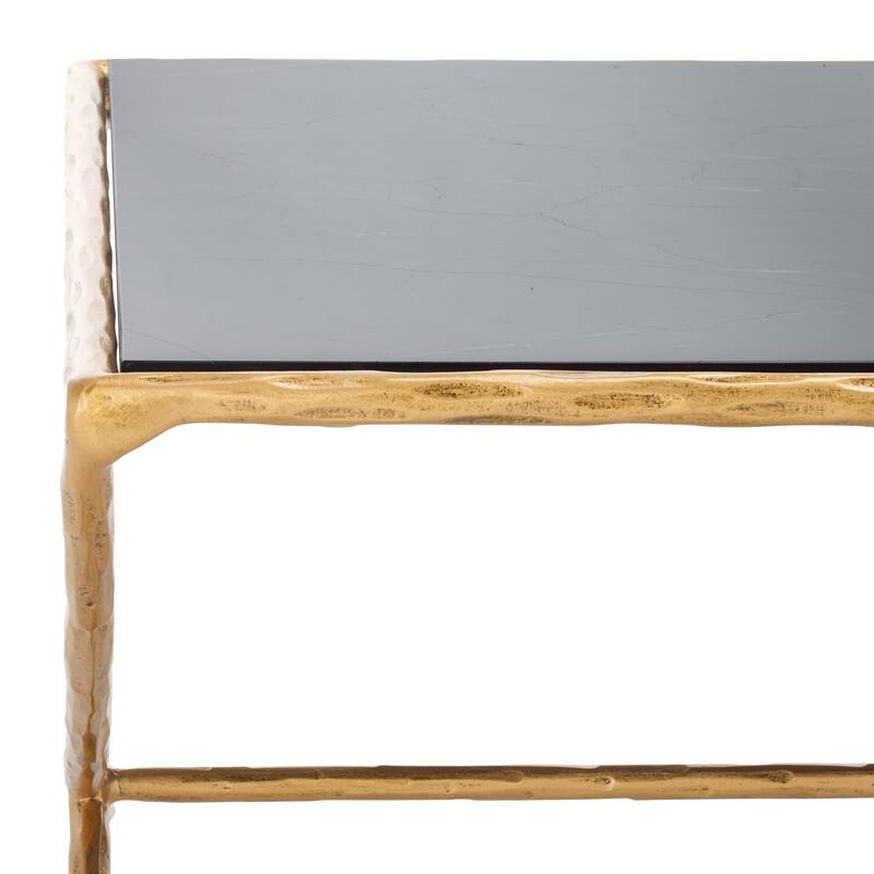 SAFAVIEH Couture Italia Rectangle Metal Coffee Table - 48 In. W x 28 In. D x 15 In. H - 48"W x 28"D x 15"H