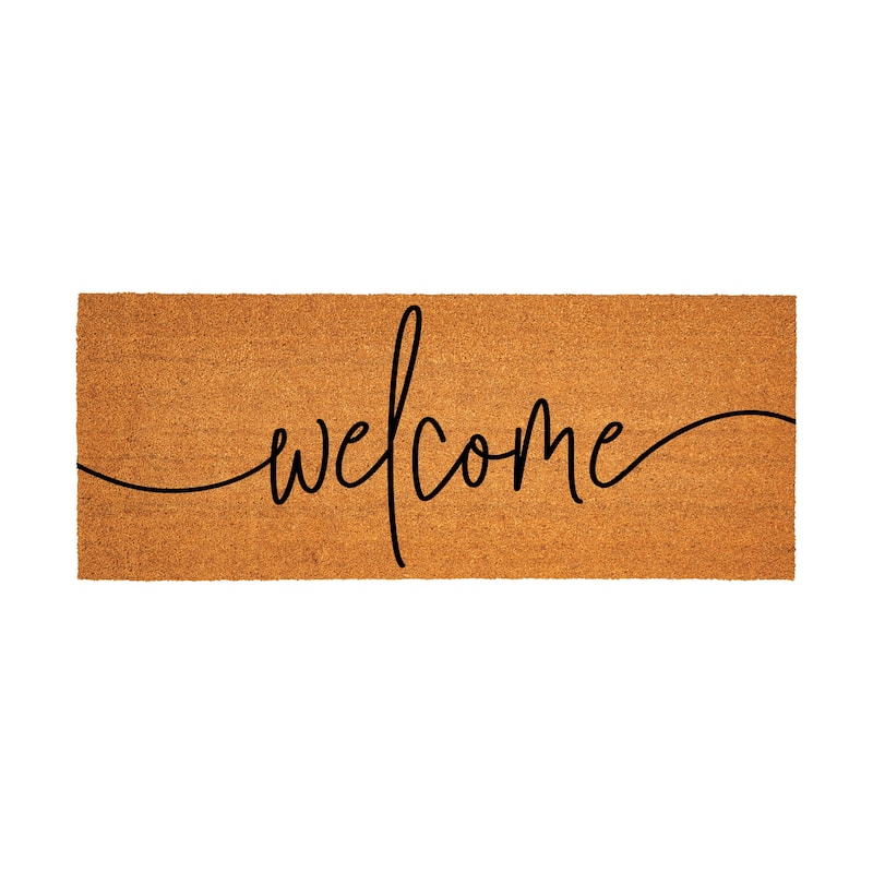 Welcome Coir Mat 60"x24" - 60" x 24"