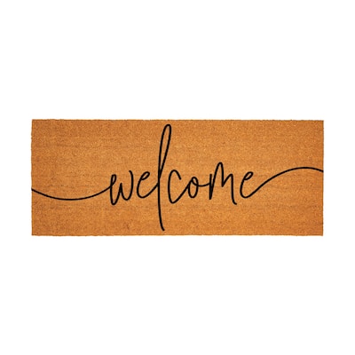 Welcome Coir Mat 60"x24" - 60" x 24"