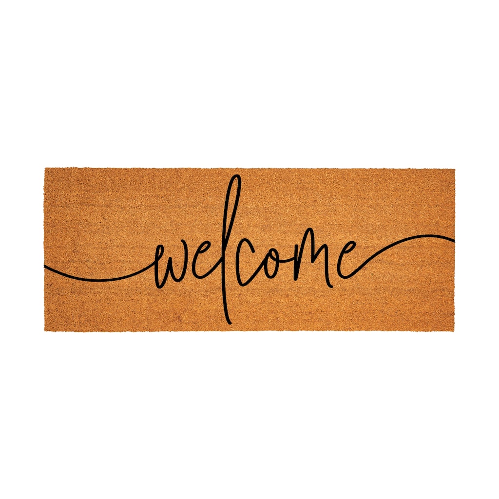 Welcome Coir Mat 60"x24" - 60" x 24"
