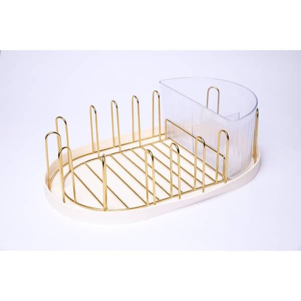 slide 2 of 6, Limited Edition Winnie & Lu Airess Drying Rack - Baby Bottle Drying Rack & Kitchen Organizer - White White