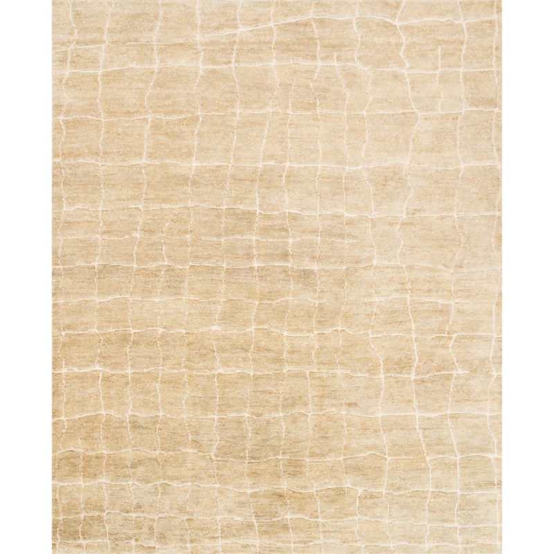 Alexander Home Phoenix Abstract Moroccan Hand Knotted Jute Wool Area Rug