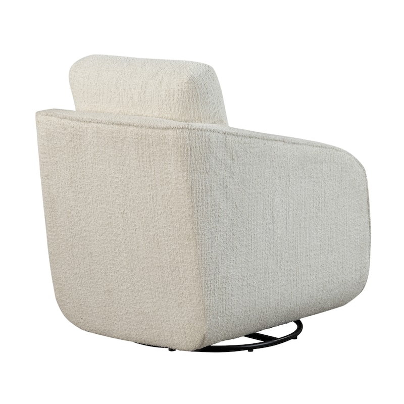 Studio Living Landon Swivel Accent Chair in Velvet Fabric