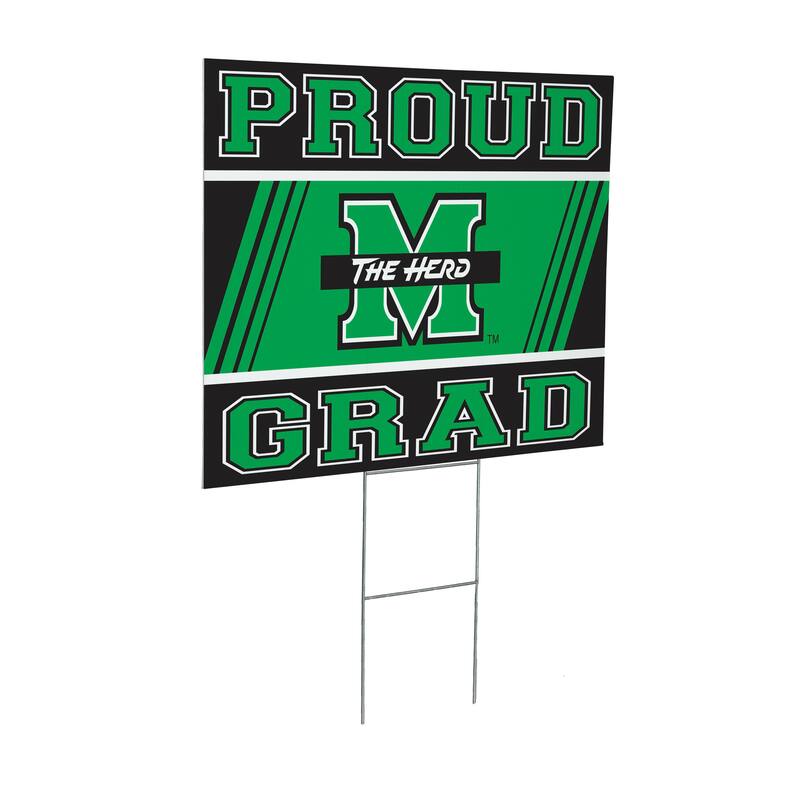 Marshall University 24" x 18" Graduation Coroplast Outdoor Yard Sign