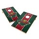 preview thumbnail 1 of 3, Vintage Minnesota Wild NHL Regulation 2x4 Cornhole Set Include Carry Case