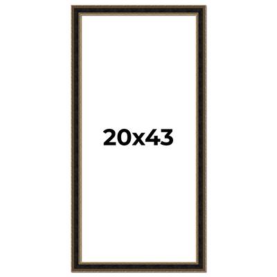 20x43 Frame Gold Antique Vintage Sold Wood Picture Frame | 1.75 Inch