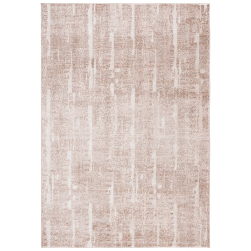 SAFAVIEH Whisper Luella Modern Abstract Rug - 6'7" Square - Beige/Light Beige