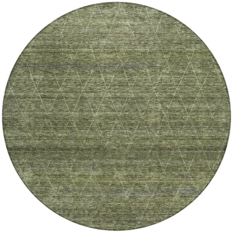 HomeRoots Geometric Transitional Rectangle Outdoor Rug