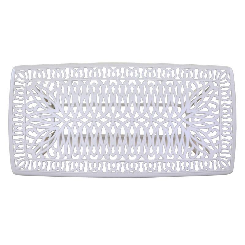 Havenside Home Saybrook Cast Rectangle Coffee Table