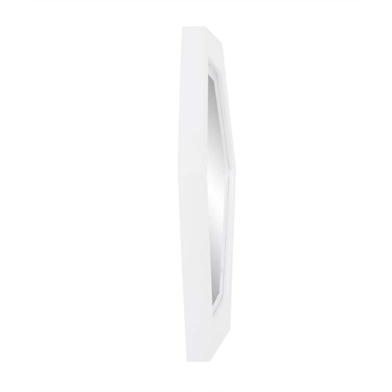 Allan Andrews Contemporary Asymmetrical Abstract Framed Wall Mirror