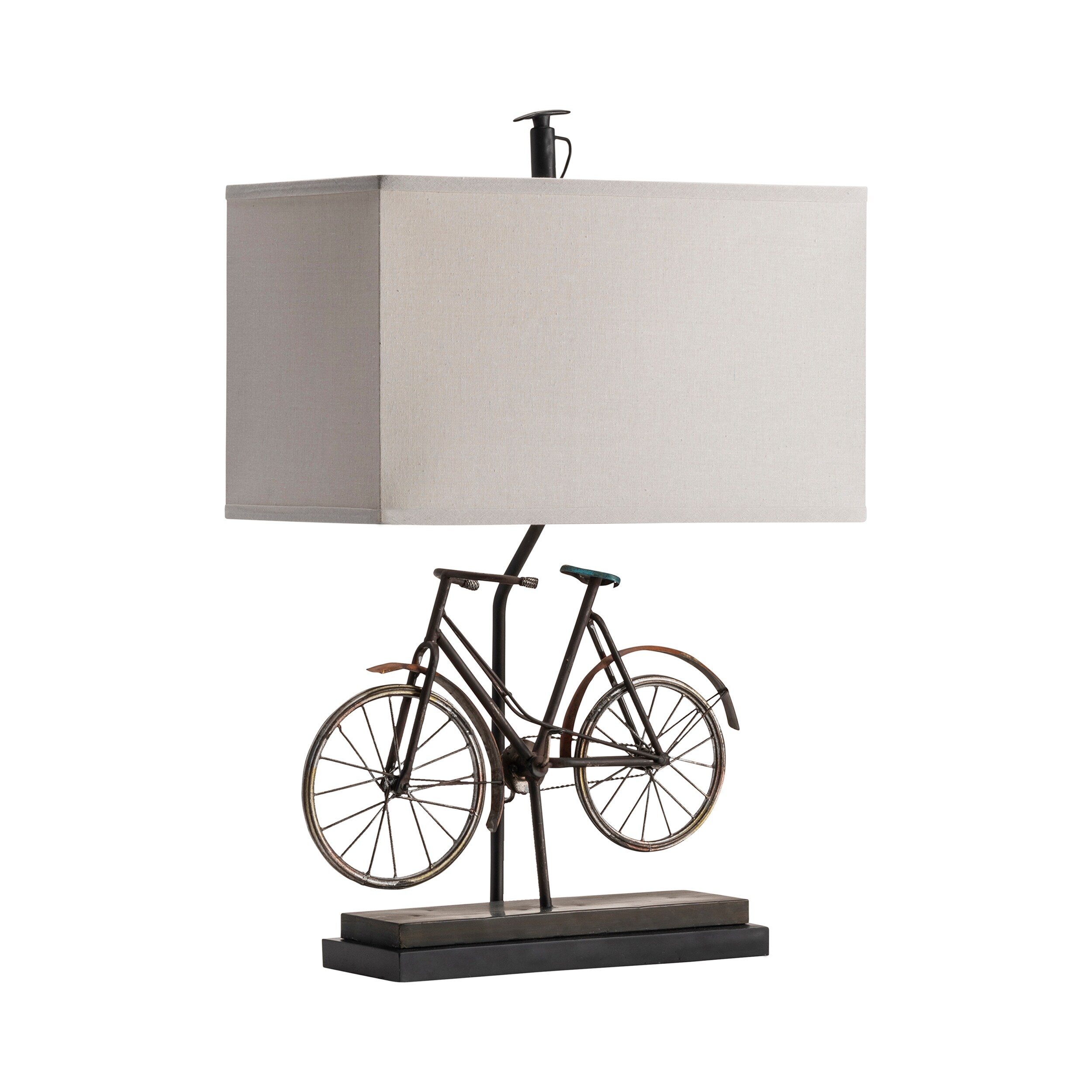 Rustic Bike 26.5"H Table Lamp - - Overstock 20602876