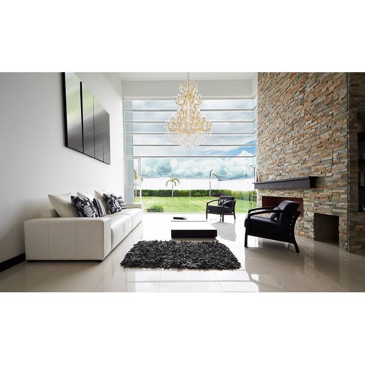 Fleur Illumination Collection Chandelier D:54in H:72in Lt:61 Gold Finish