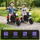 preview thumbnail 16 of 38, Gymax Kids Motorcycle w/Headlight Music Training Wheels Foot Pedal for