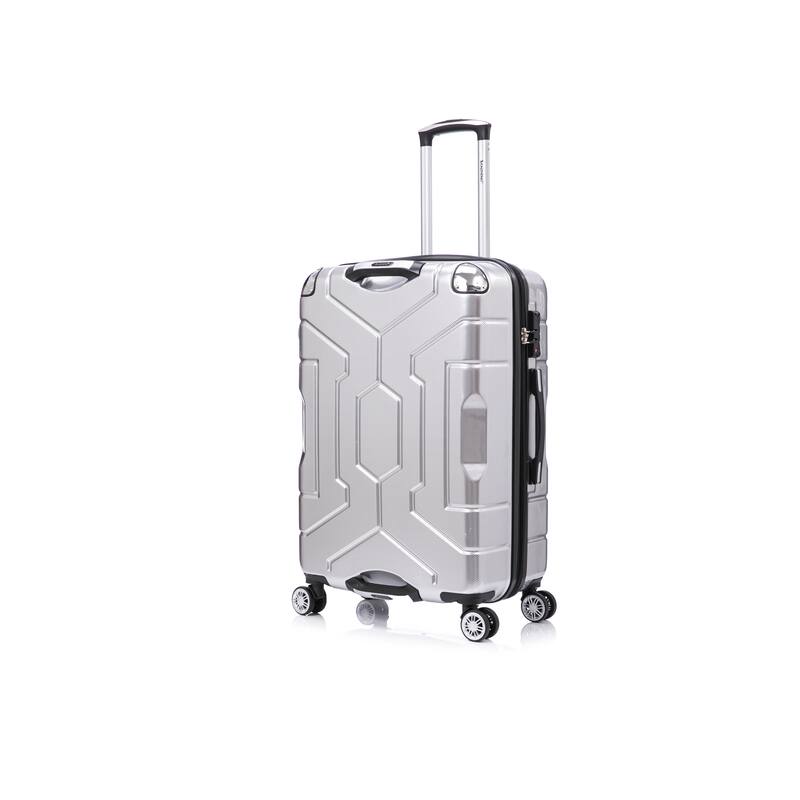 3 Piece Technology PC Hardshell Lightweight Durable Suitcase with Rotating Wheels and Adjustable Ergonomic Telescopic Handle